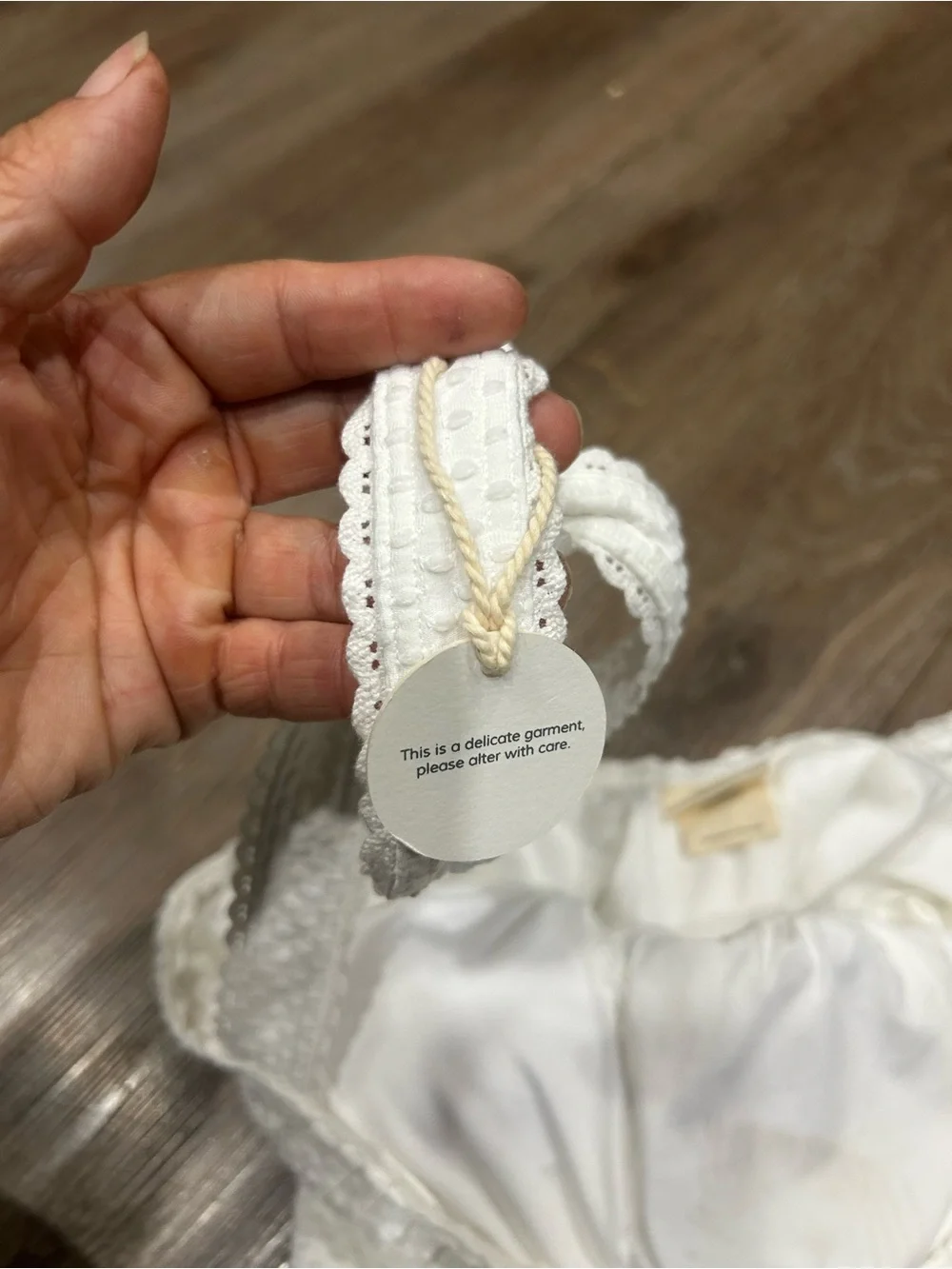 NWT Peony Swim Pintucked One Piece